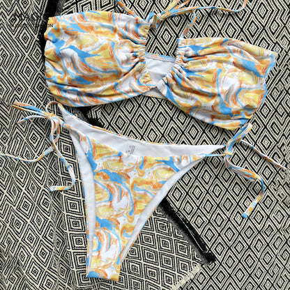 Cups Size Swimwear Bikini Set