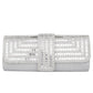 Rhinestone clutch - diamond banquet bag