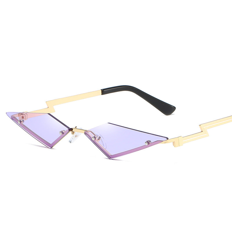 Fashion rimless sunglasses for women