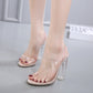 Korean Women's Shoes Sandals Sexy High Heels Transparent Transparent Women's Shoes Sandals