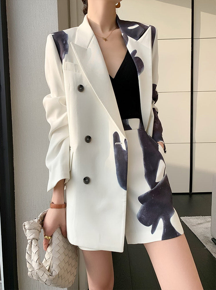 Blazer Shorts Professional Two-piece Suit