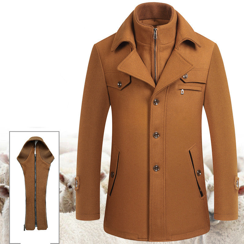 Wool Jacket Men's Coat