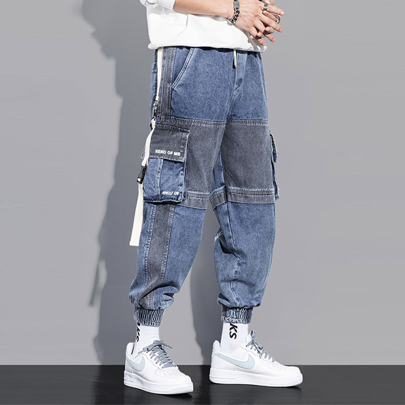 Fall Men Jeans Loose Hip-hop