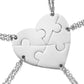 Stainless Steel Combination Heart-shaped Necklace