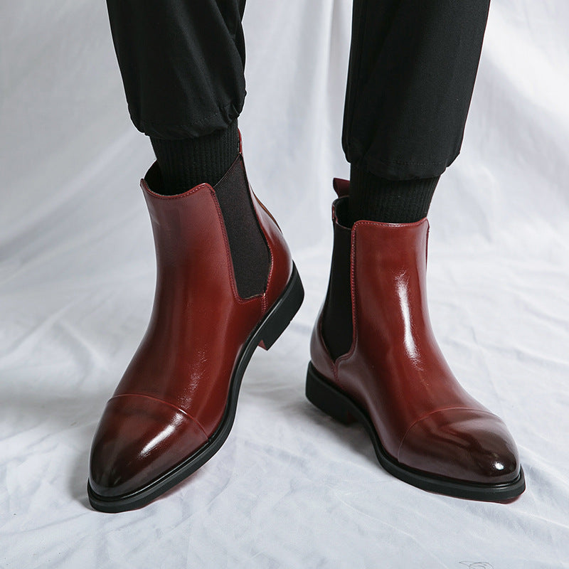 British Fashion Chelsea Leather Boots