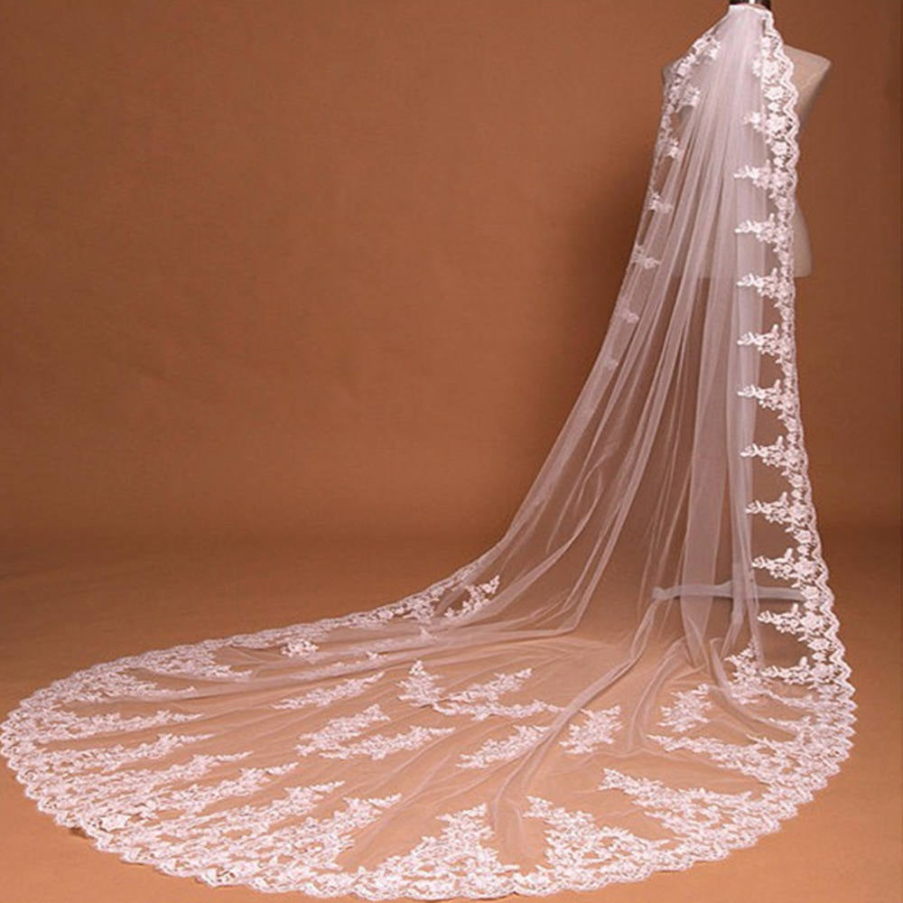 Long Lace Veil