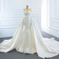 Beautiful Elegant Two Fishtail Tube TopsThin and Dreamy Detachable Bridal