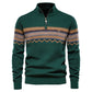 Zipper British Long Sleeve Knitwear