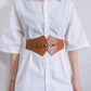 Women Belt for Dress Shirt - Fan-shaped