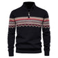 Zipper British Long Sleeve Knitwear