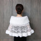 Bridal Shawl Warm Padded Dress Jacket Fur