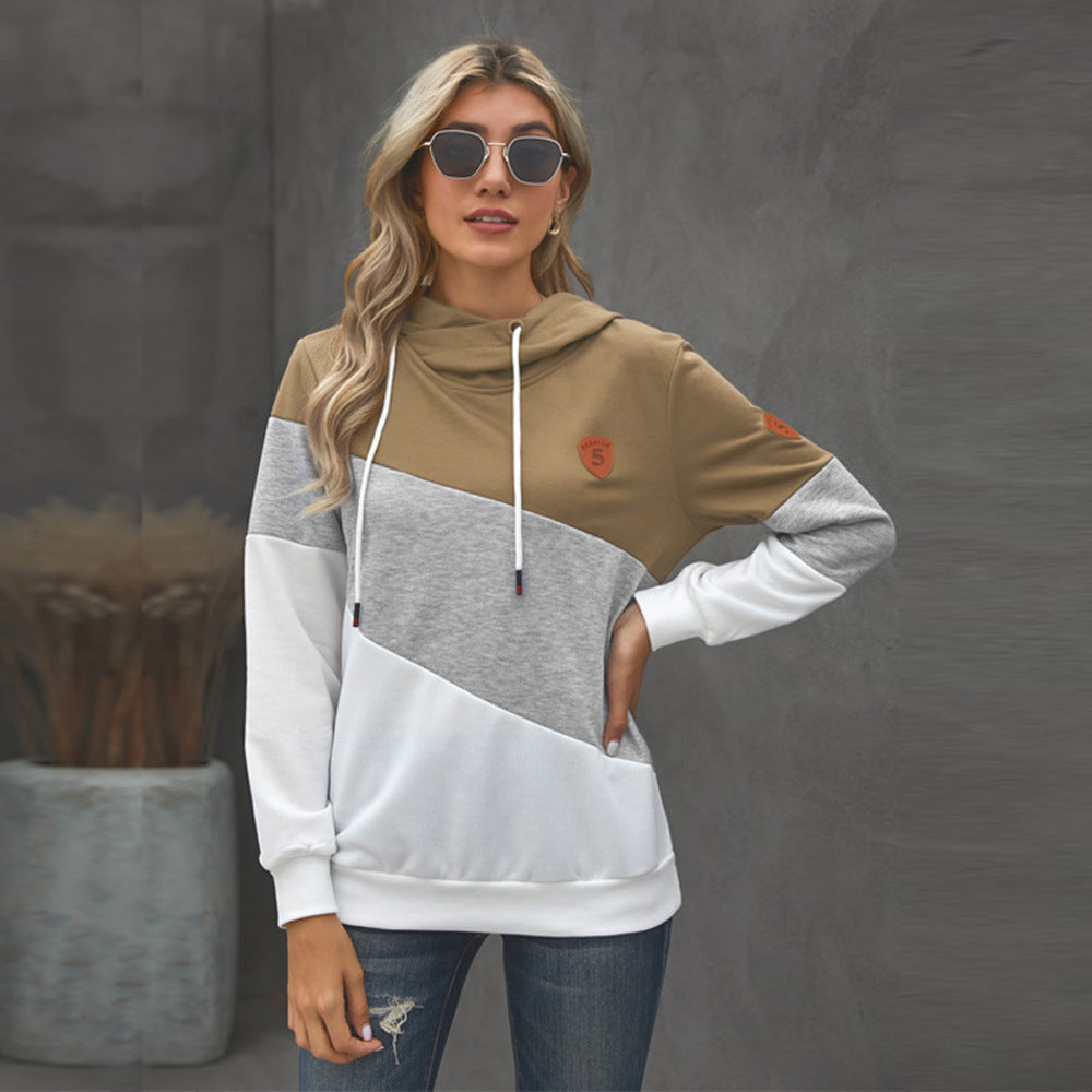 Casual Women's Loose Long-sleeved Hooded Sweater