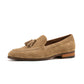 Men's Suede Leather One-step Tassel Loafers