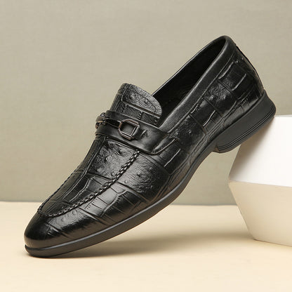 British Leather One-legged Loafers