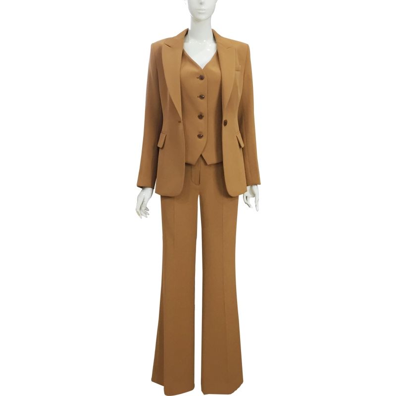 Solid Color Three-piece Spring And Autumn  Small Suit