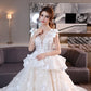 Elegant Princess Bride wedding dress