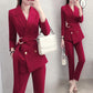 Western style red suit