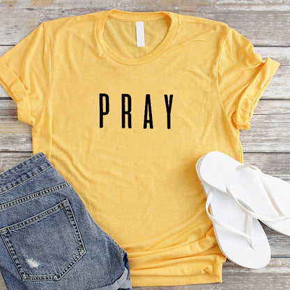 Pray Christian T Shirts Fashion