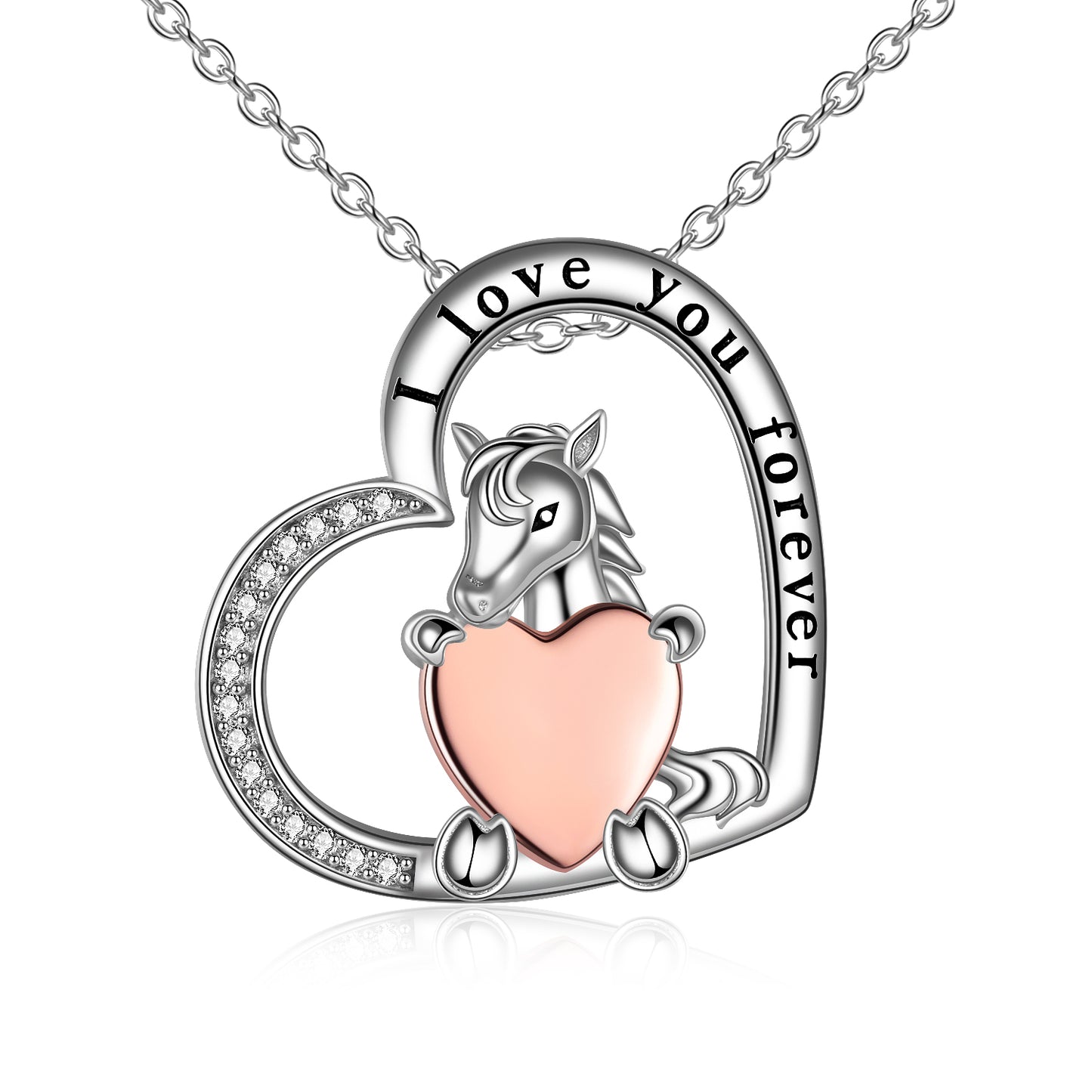 Sterling Silver Heart Pendant for Women Girls