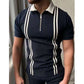 POLO Shirt Zipper -T-shirt Top