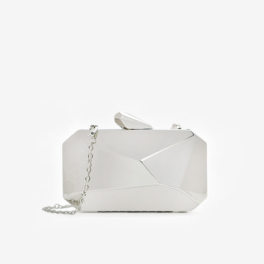 Female Box Chain One-shoulder Clutch