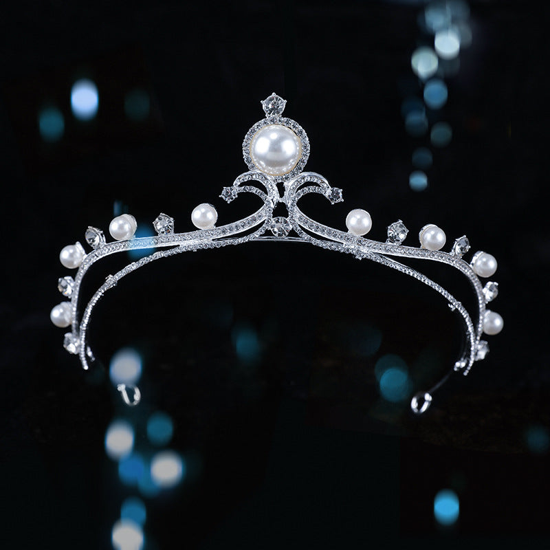 Bridal Crown Baroque Pearl High-end Luxury Headband