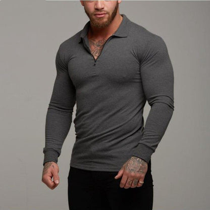 T Shirt Longsleeve Men Polo Shirt