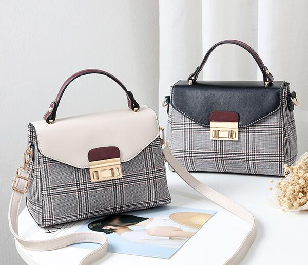 Plaid Casual Check Ladies Handbags