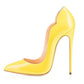 Super size slim heel women's shoes