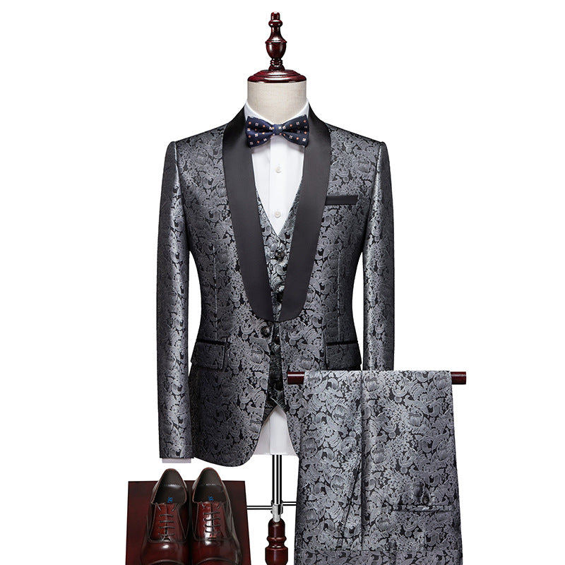 Mr. Right Wedding Suit Shawl Collar