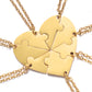 Stainless Steel Combination Heart-shaped Necklace