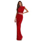 Elegant Party Evening Dress - Female Sequins