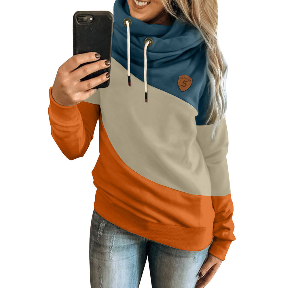 Casual Women's Loose Long-sleeved Hooded Sweater