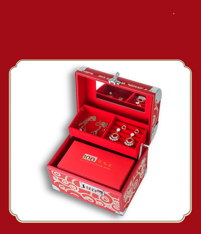 Portable Large Capacity Jewelry Storage Box