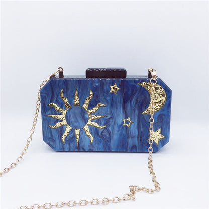 Fashion Star and Moon Clutch