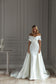 White Satin Wedding Dress