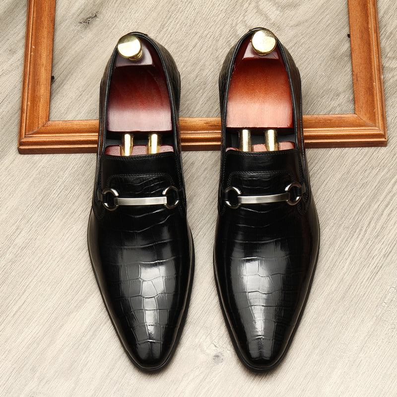 Classy Cowhide Business Dress Shoes