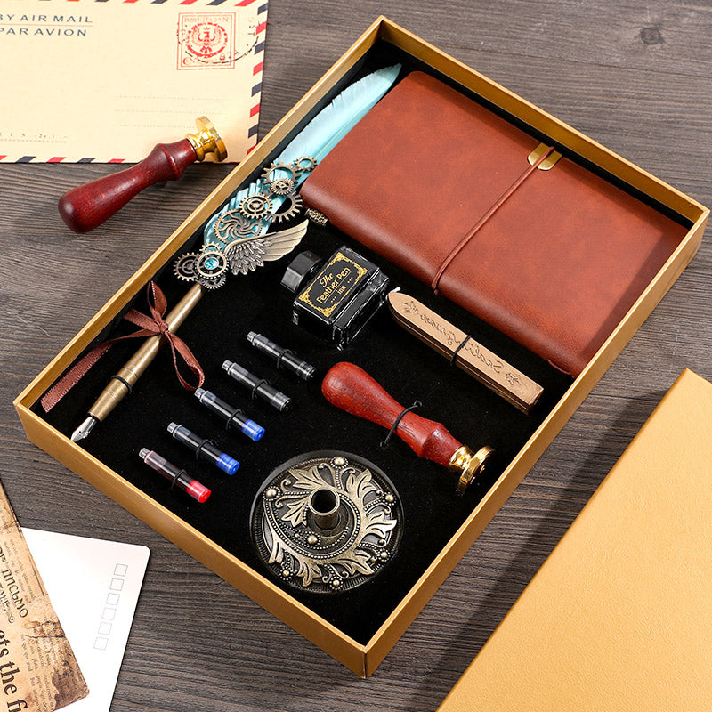 Retro Notebook Gift Box Set For Boys And Girls