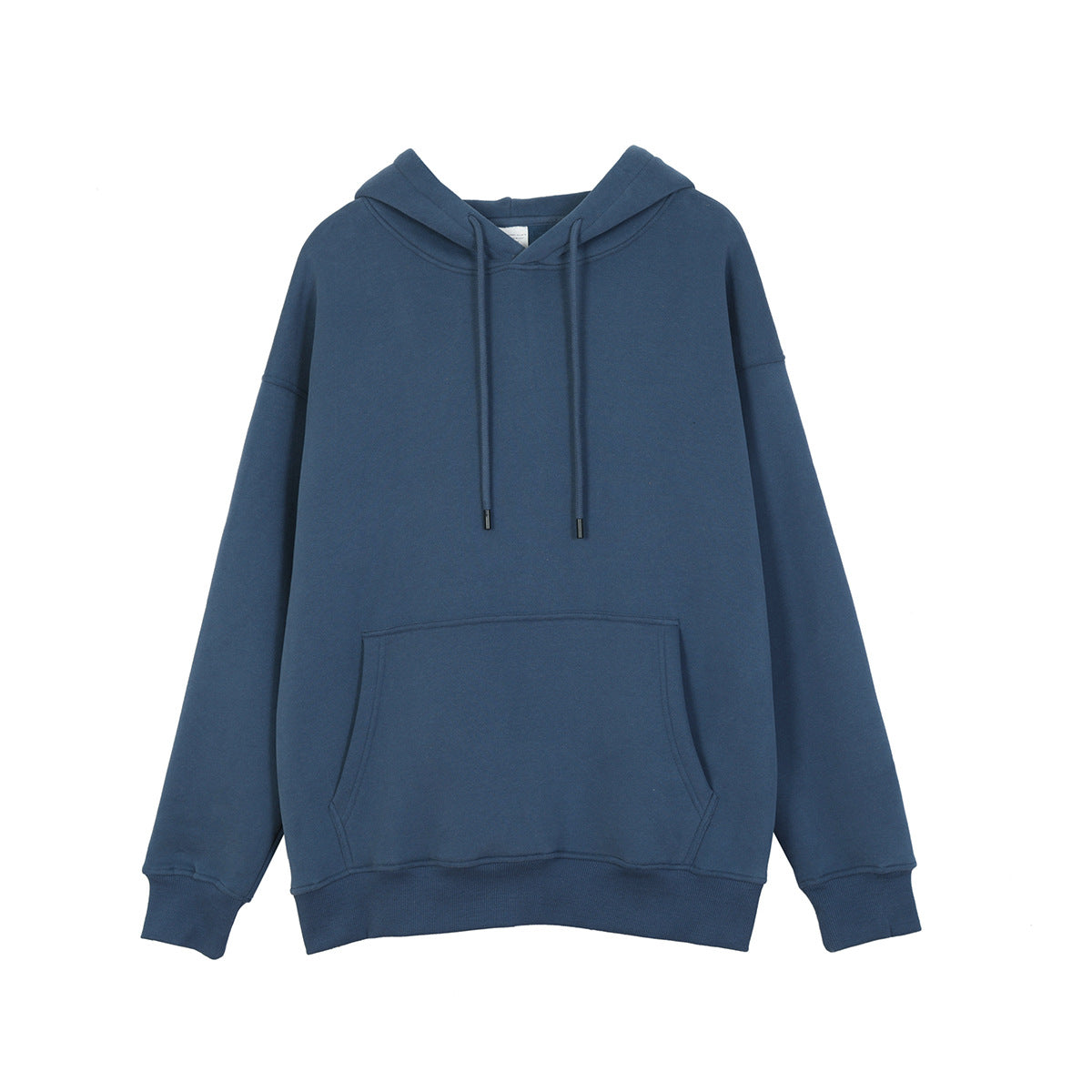 Fleece Loose Trendy Brand Unisex Solid Color Thickened Hooded Set