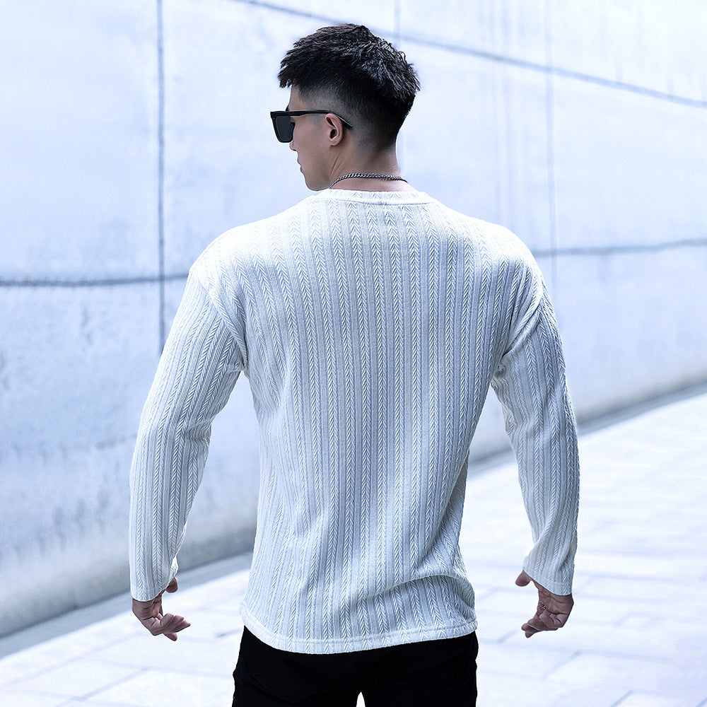 Men's Fitness Long Sleeved T-shirt