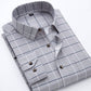 Men's Slim Casual Long-sleeved Striped Shirt