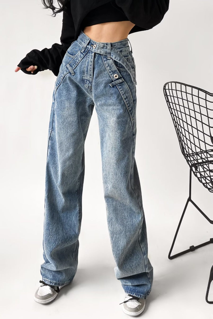 Women's Streamer Straight Jeans