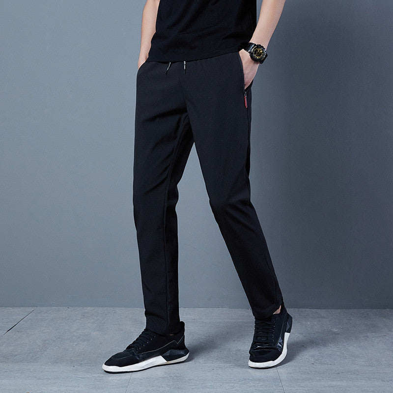 Solid Color Loose Casual Pants