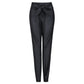 Fashion casual PU pants leather pants