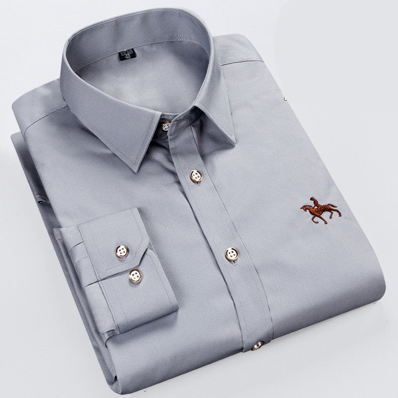 Men Long Sleeve Shirt Casual