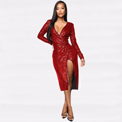 Sequin Dress Fashion Nightclub Sequin Dress