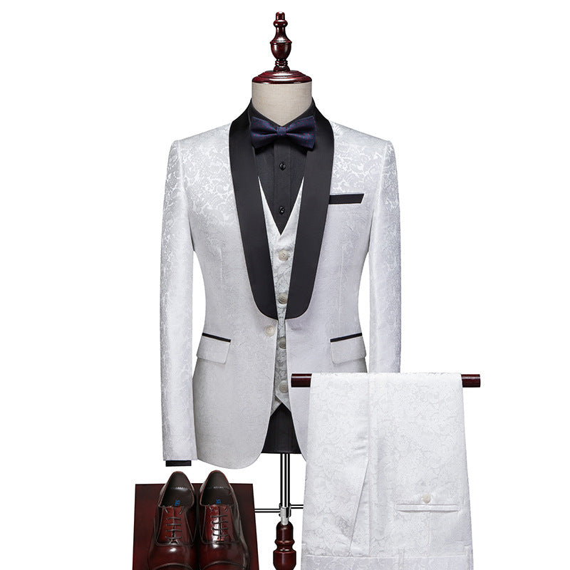 Mr. Right Wedding Suit Shawl Collar