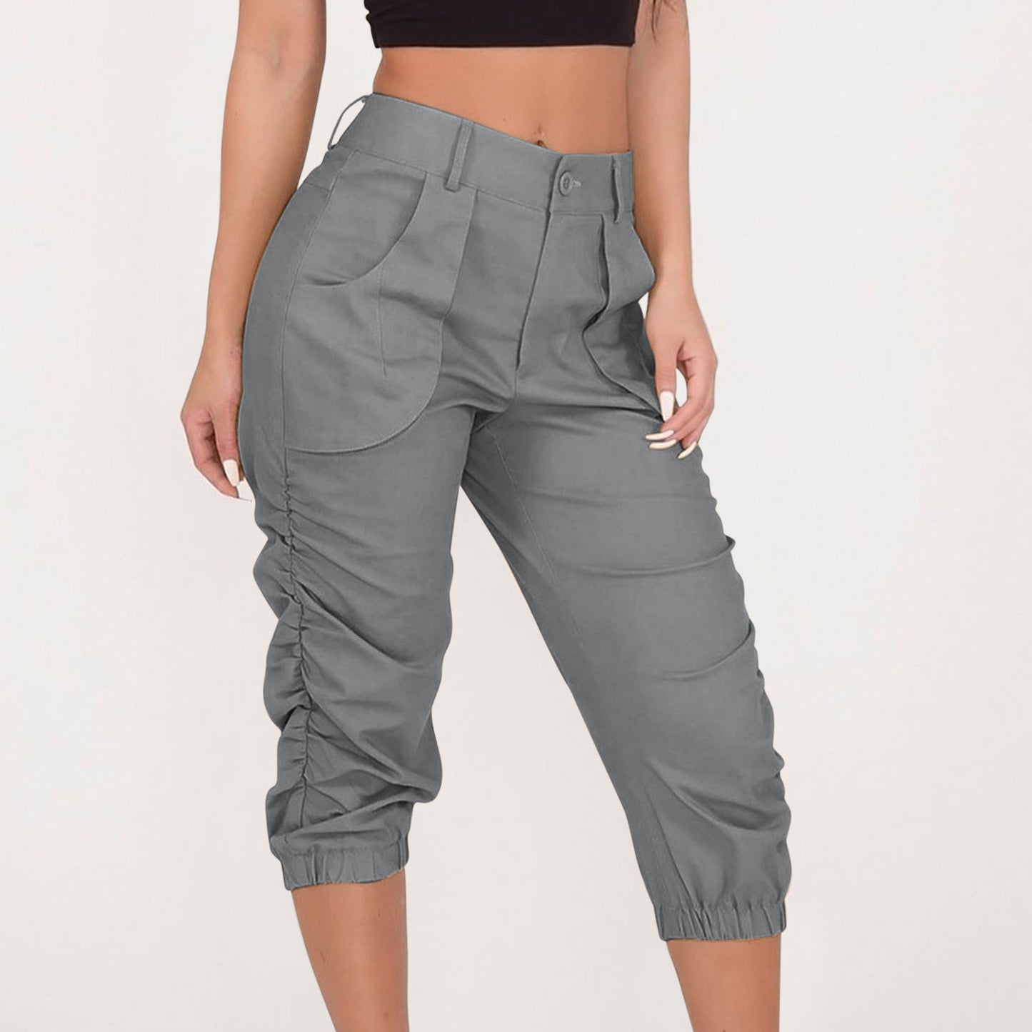 Casual Cropped Pants