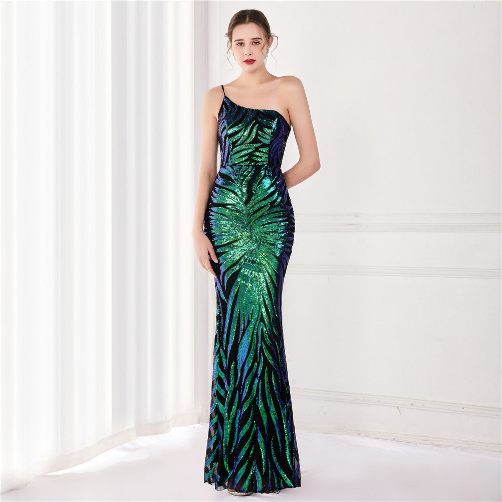 Sequin Fairy Celebrity Evening Dress