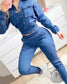 Women Denim Casual piece